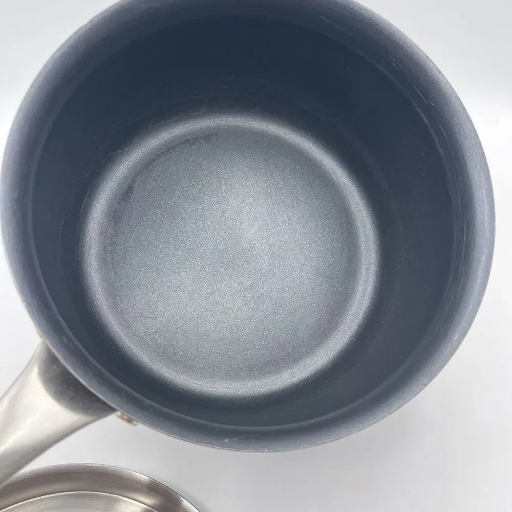 BELGIQUE 3 Quart HARD ANODIZED Saucepan and Glass Lid - Tools of Trade 30209